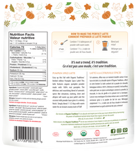 Organic Traditions Pumpkin Spice Latte - Limited Edition/Seasonal