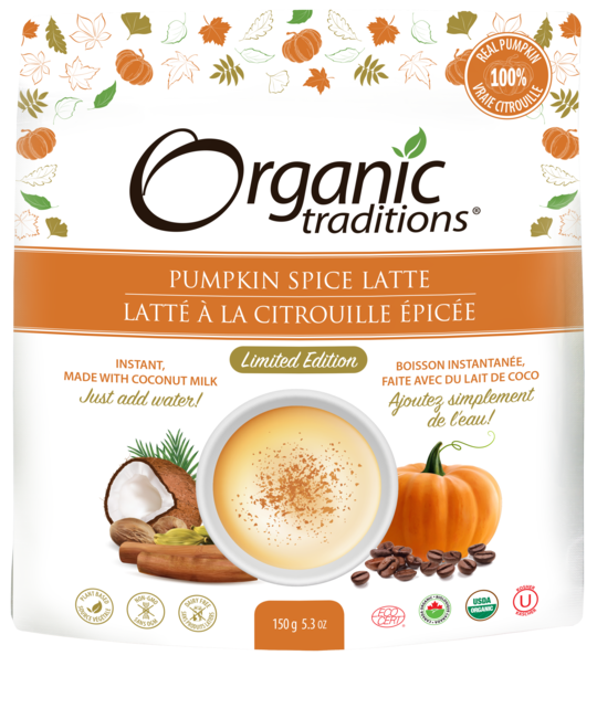 Organic Traditions Pumpkin Spice Latte - Limited Edition/Seasonal