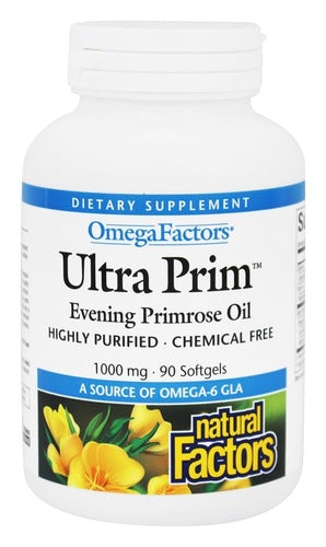 Cold Pressed Evening Primrose Oil 1000 mg - 90 softgels